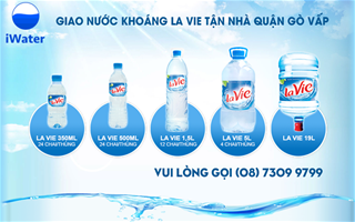 Đại lý nước khoáng LaVie quận Gò Vấp, điện thoại (08) 7309 9799