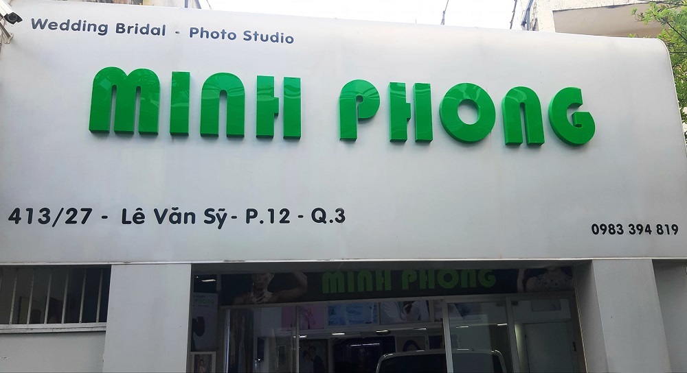 Chụp hình cưới và sự kiện Minh Phong: 413/27 Lê Văn Sỹ, Phường 12, Quận 3