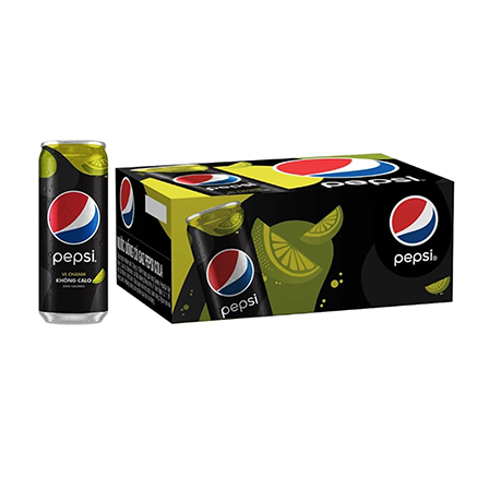 Nước ngọt Pepsi không calo vị chanh 330ml