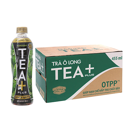 Trà Ô long Tea+ Plus chai 455ml