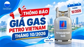 THÔNG BÁO GIÁ GAS PETRO VIETNAM TẠI BIÊN HÒA THÁNG 10/2026
