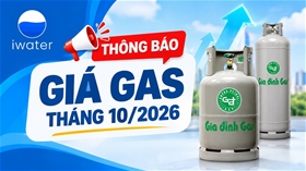 THÔNG BÁO ĐIỀU CHỈNH GIÁ GAS THÁNG 10/2026
