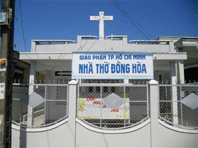Nhà thờ giáo xứ Đồng Hòa, Giáo hạt xóm Chiếu: Ấp Đồng Hòa, xã Long Hòa, Huyện Cần Giờ