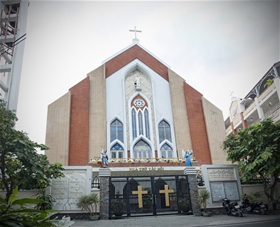 Nhà thờ giáo xứ Tắc Rỗi, Giáo hạt xóm Chiếu: 01 Đường số 1, Khu dân cư Tân Mỹ, Phường Tân Phú, Quận 7