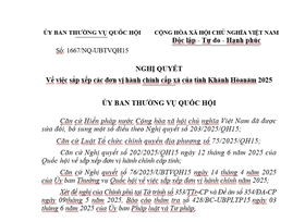 Danh sách đơn vị hành chính cấp phường, xã tỉnh Khánh Hòa (Cập nhật tháng 6/2025)