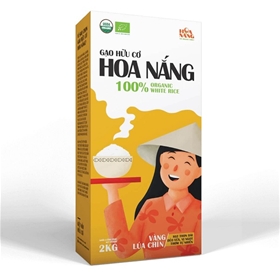 Gạo hữu Cơ Hoa Nắng Vàng Lúa Chín Hộp 2kg (8936177720019)
