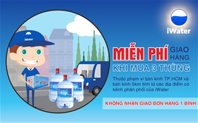 Chính sách giao hàng được áp dụng tại hệ thống iWater