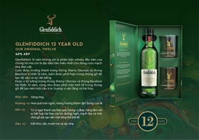 Glenfiddich 12 Year Old là một lựa chọn quà Tết tinh tế và đầy ý nghĩa