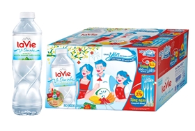 Nước khoáng LaVie 500ml Vị dịu nhẹ mới