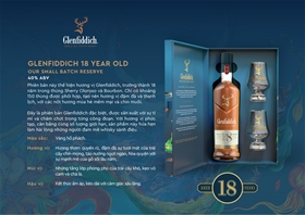 Glenfiddich 18 Year Old là món quà Tết lý tưởng, mang ý nghĩa trân quý và đẳng cấp khi dành tặng cho sếp