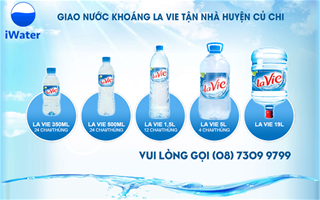Đại lý nước khoáng LaVie Huyện Củ Chi, điện thoại (08) 7309 9799