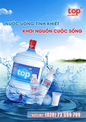 TOP – thương hiệu khôn khéo len lỏi giữa sự cạnh tranh khốc liệt trên thị trường nước tinh khiết