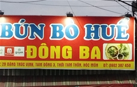 Bún bò Huế Đông Ba: 29 Đặng Thúc Vịnh, Tam Đông 3, Thới Tam Thôn, Huyện Hóc Môn