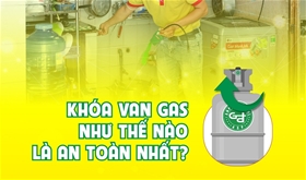 khóa van bình gas thế nào là an toàn nhất