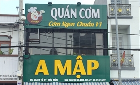Quán cơm ngon chuẩn vị A Mập: 26/2A Tô Ký, Thới Tam Thôn, Hóc Môn