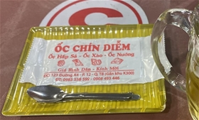 Quán ốc chín Diễm: 123 Đường A4, Phường 12, Quận Tân Bình