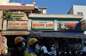 Quán ốc Quang Anh: 189 Tô Hiến Thành, Phường 13, Quận 10