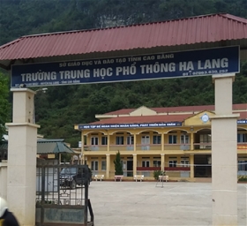 Trường THPT Hạ Lang: Thị trấn Thanh Nhật, Hạ Lang, Cao Bằng