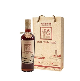 Nước mắm Tĩn nhãn đỏ, chai thủy tinh