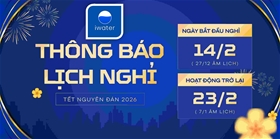 Thông báo lịch nghỉ Tết Nguyên Đán 2026